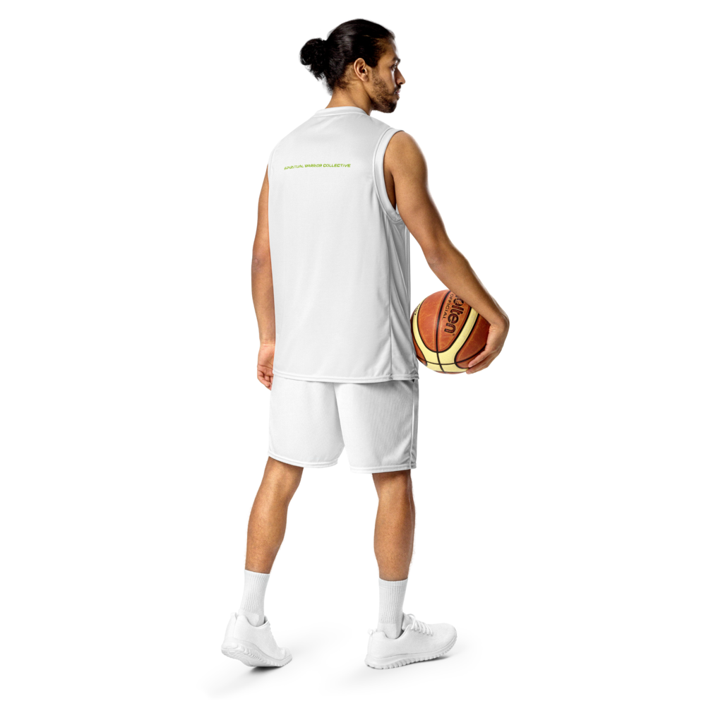 MULTIDIMENSIONAL BEING | RECYCLED BASKETBALL MENS TANK TOP