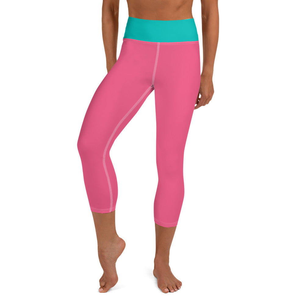 HOT PINK SPIRITUAL WARRIOR COLLECTIVE YOGA LEGGINGS