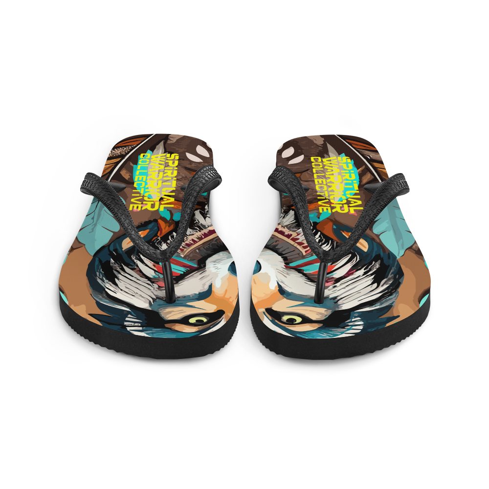 BOHO NATIVE AMERICAN WOMENS FLIP FLOPS