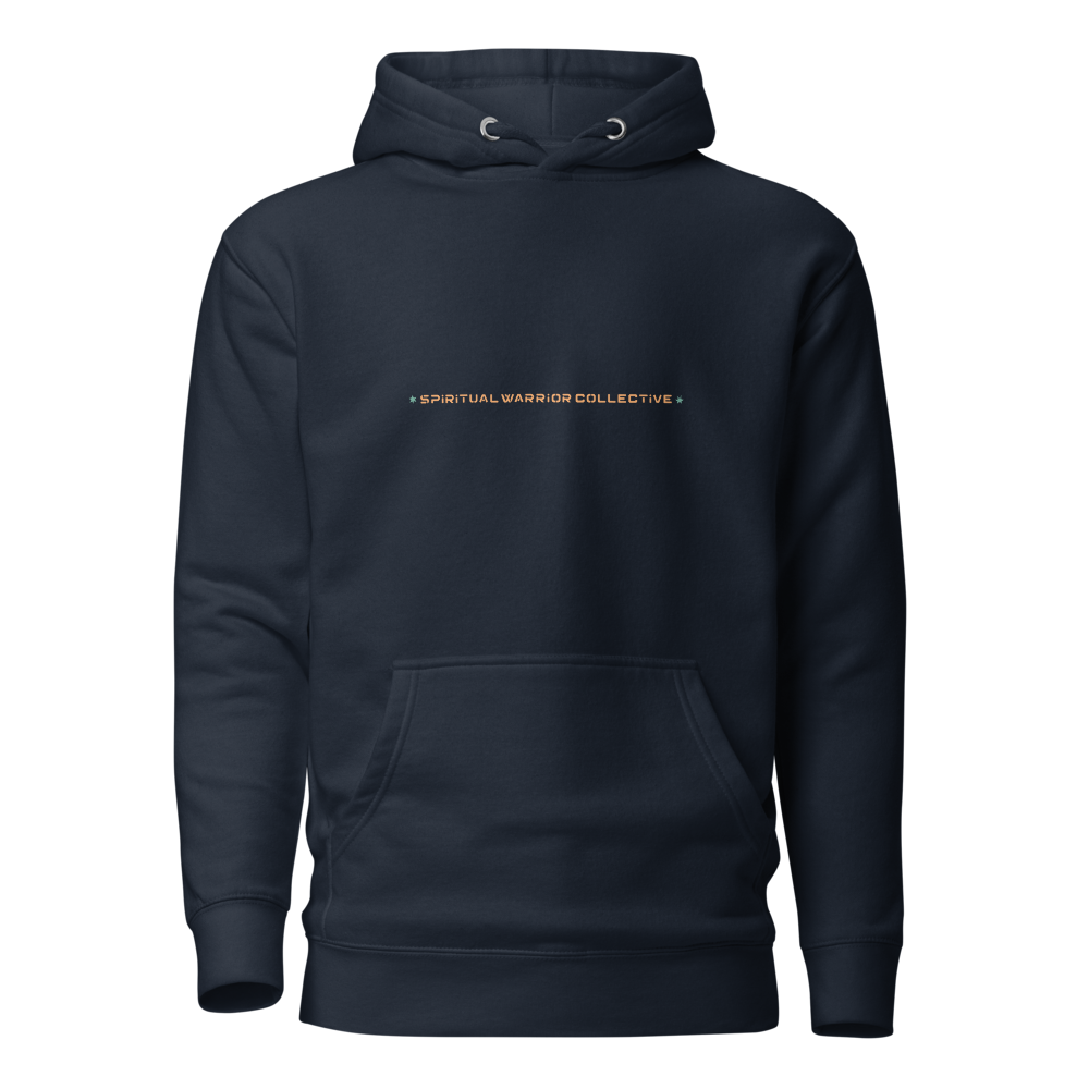 'UNLIMITED AND ABOVE THE STTARS' NAVY PREMIUM COTTON HOODIE