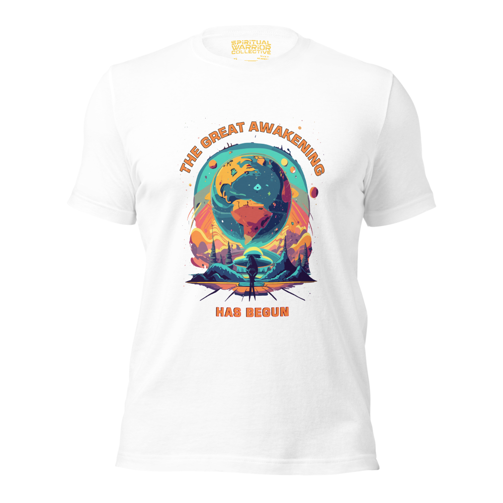 'THE GREAT AWAKENING HAS BEGUN' COTTON T-SHIRT