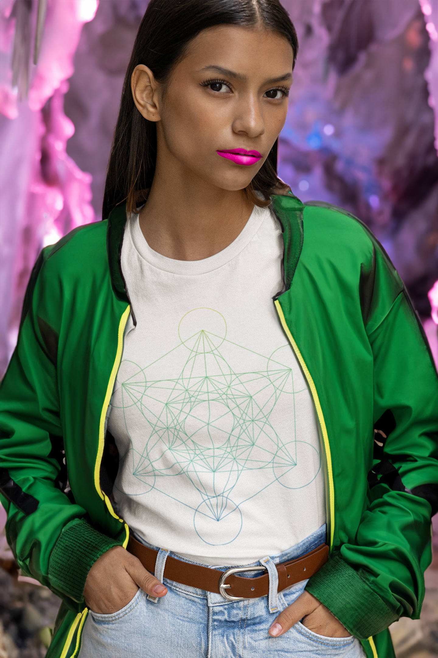 AMBASSADOR OF LIGHT- Womens White tshirt