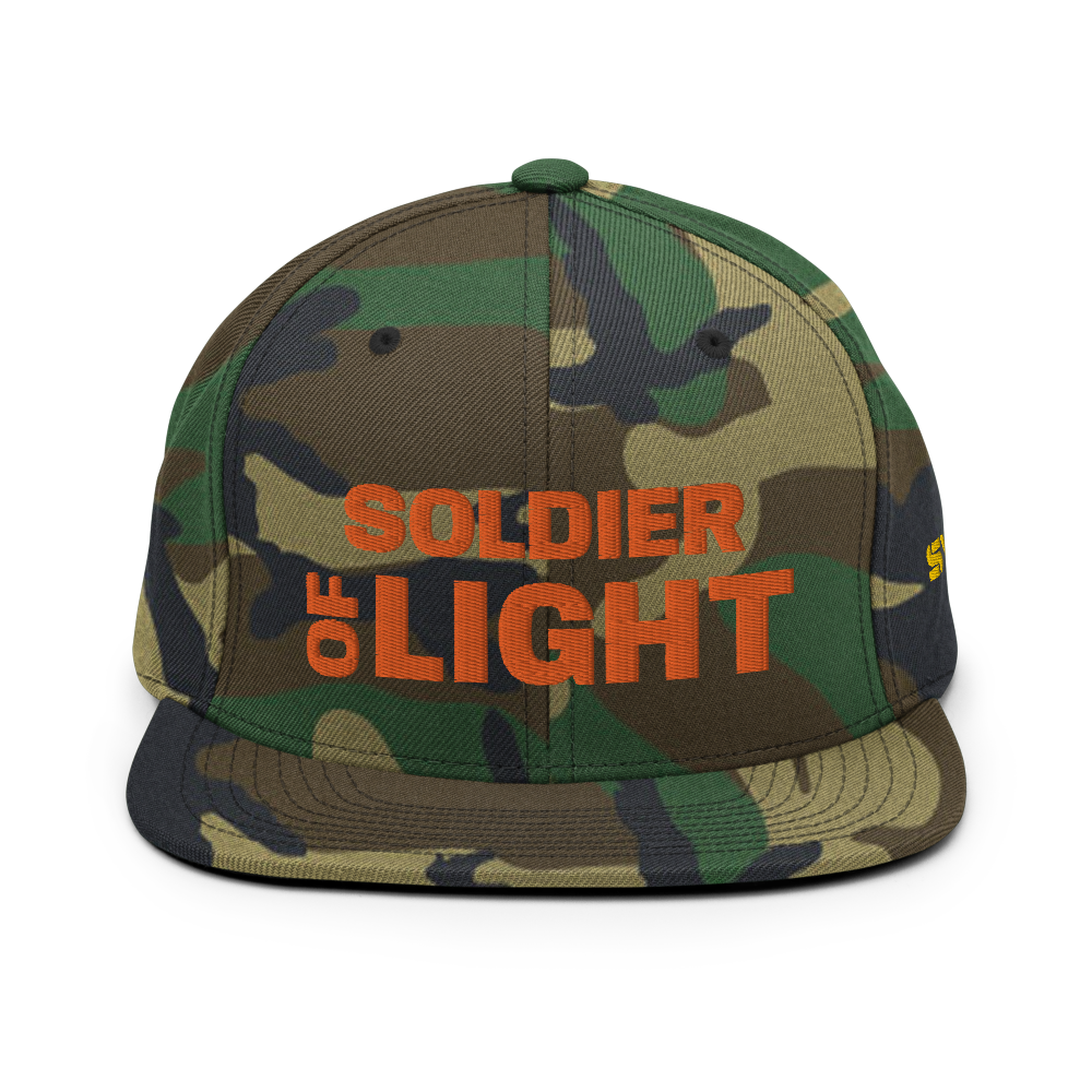 SOLDIER OF LIGHT MILITARY SNAPBACK CAP