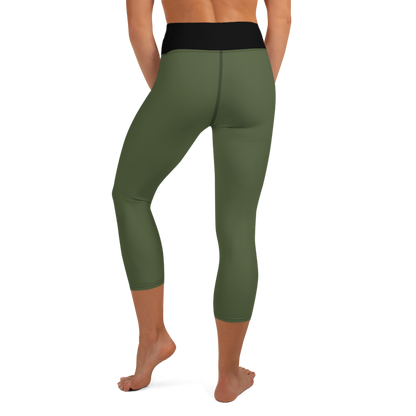 MILITARY GREEN YOGA LEGGINGS