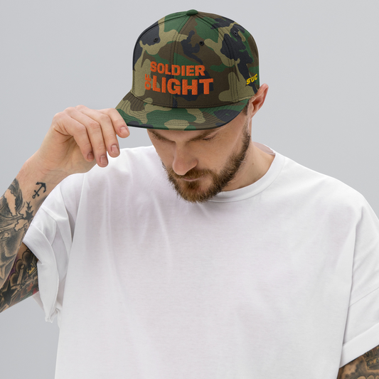 SOLDIER OF LIGHT MILITARY SNAPBACK CAP