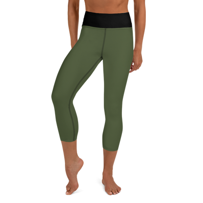 MILITARY GREEN YOGA LEGGINGS