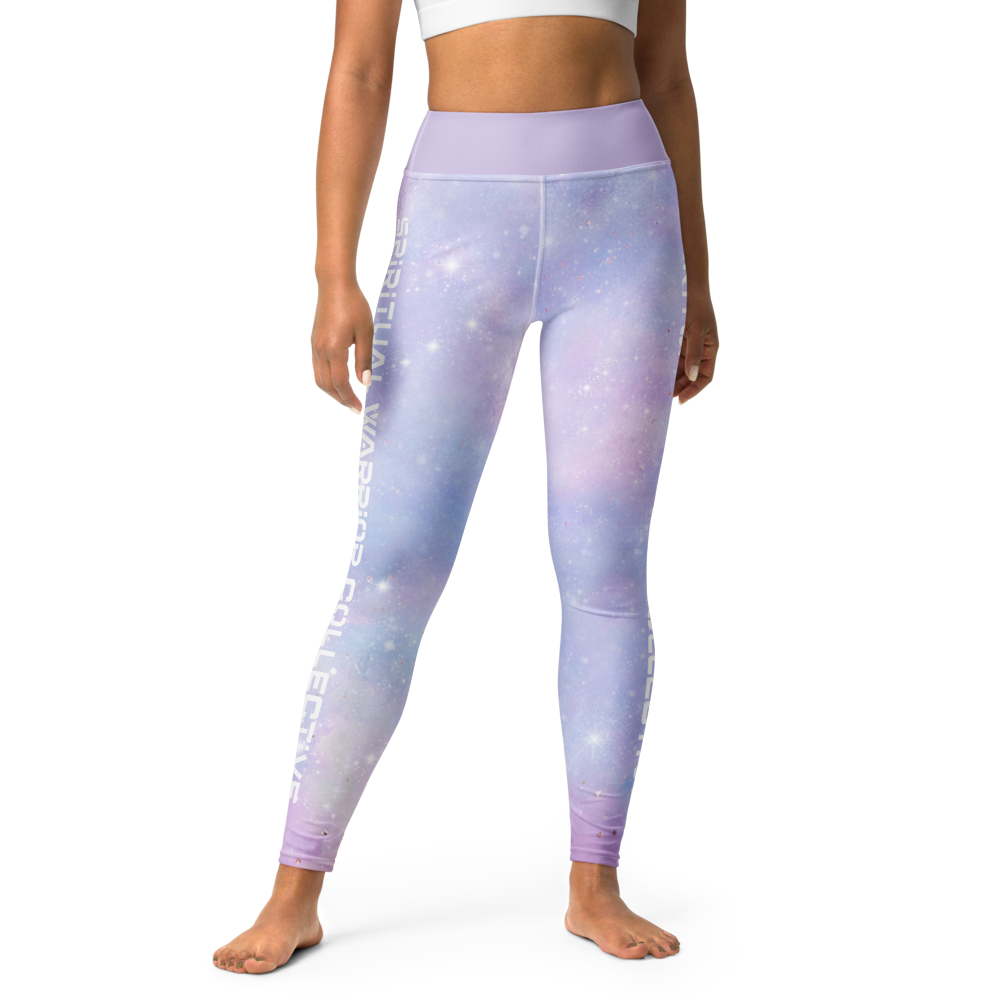 DREAMY SPIRITUAL WARRIOR COLLECTIVE COSMOS PRINT LEGGINGS