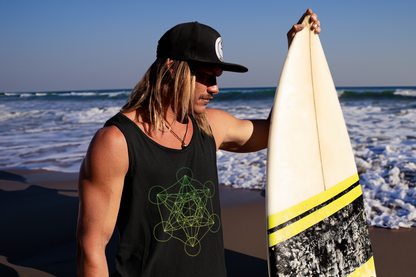 ANGEL METATRON'S CUBE SACRED GEOMETRY TANK TOP