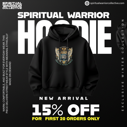 Black and Navy Winter Hoodie For Men on Sale