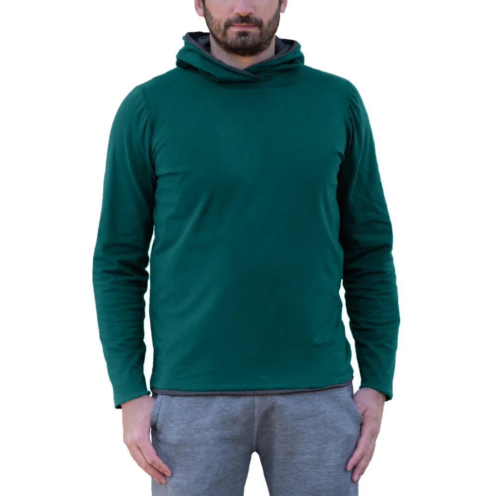 BlocWave® FlexiBloc Reversible Organic EMF Hoodie for Men