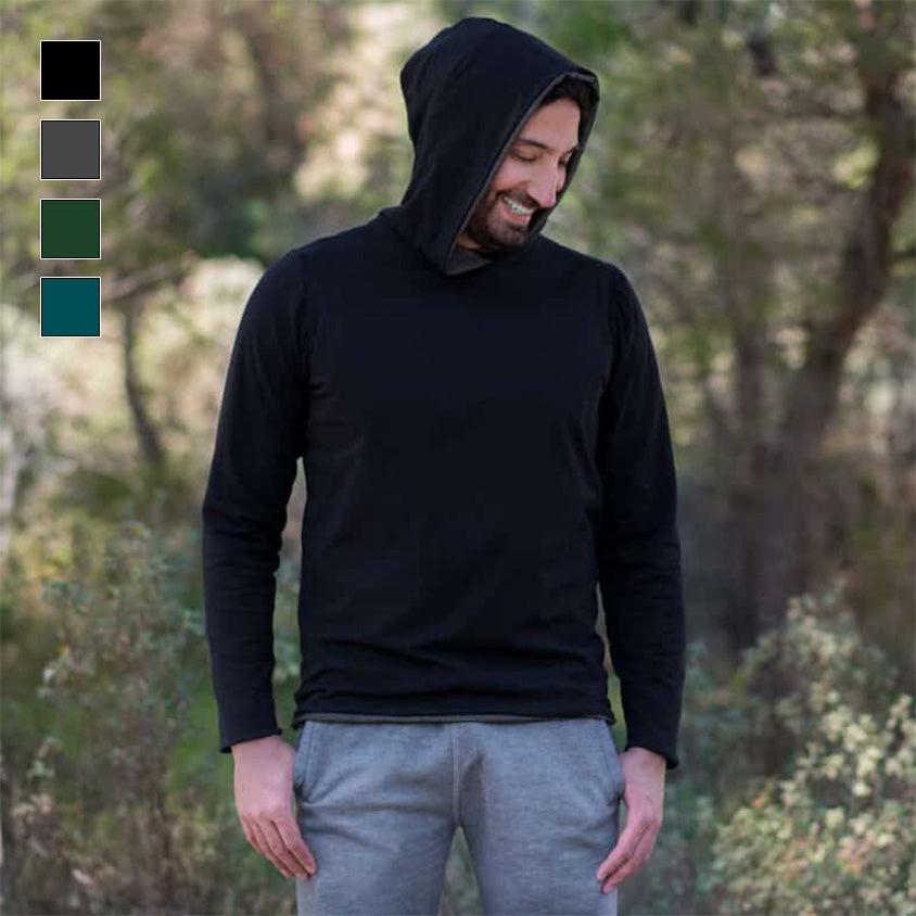 BlocWave® FlexiBloc Reversible Organic EMF Hoodie for Men