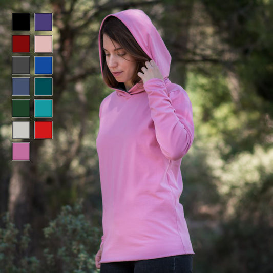 BlocWave® FlexiBloc Reversible Organic EMF Hoodie for Women