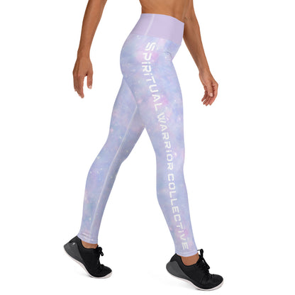 DREAMY SPIRITUAL WARRIOR COLLECTIVE COSMOS PRINT LEGGINGS