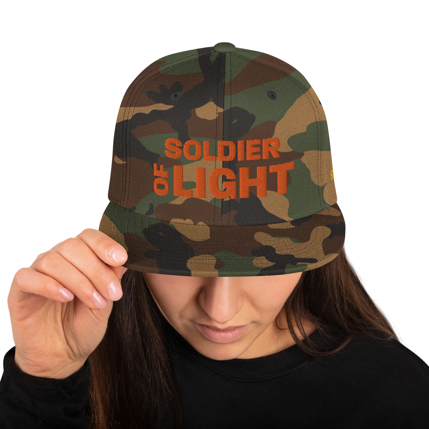 SOLDIER OF LIGHT MILITARY SNAPBACK CAP