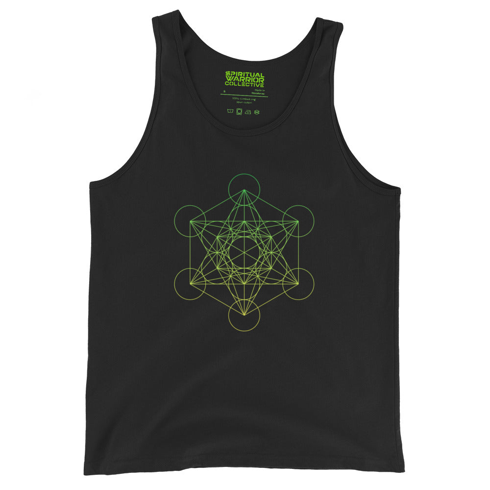 ANGEL METATRON'S CUBE SACRED GEOMETRY TANK TOP