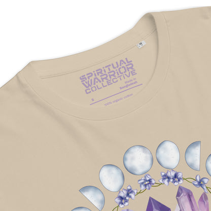 ORGANIC COTTON AMETHYST CRYSTAL T-SHIRT