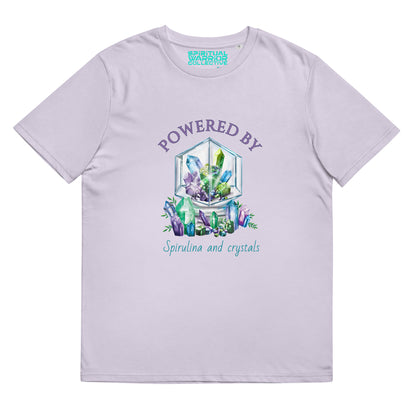 ORGANIC CRYSTALS AND SPIRULINA T-SHIRT