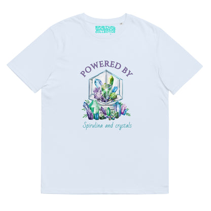 ORGANIC CRYSTALS AND SPIRULINA T-SHIRT