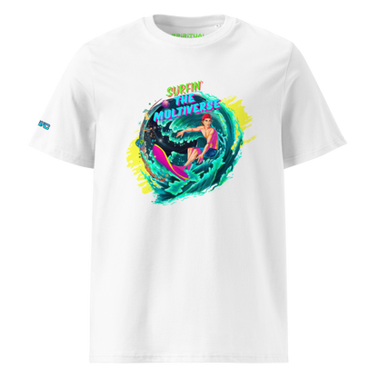 SURFIN' THE MULTIVERSE ORGANIC T-SHIRT