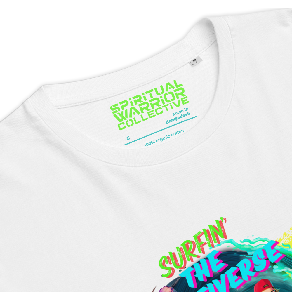 SURFIN' THE MULTIVERSE ORGANIC T-SHIRT