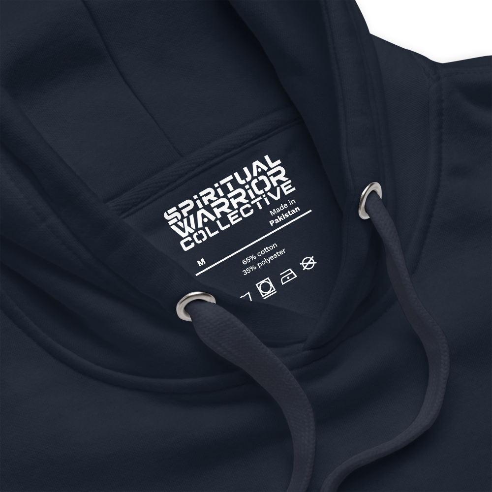 'UNLIMITED AND ABOVE THE STTARS' NAVY PREMIUM COTTON HOODIE